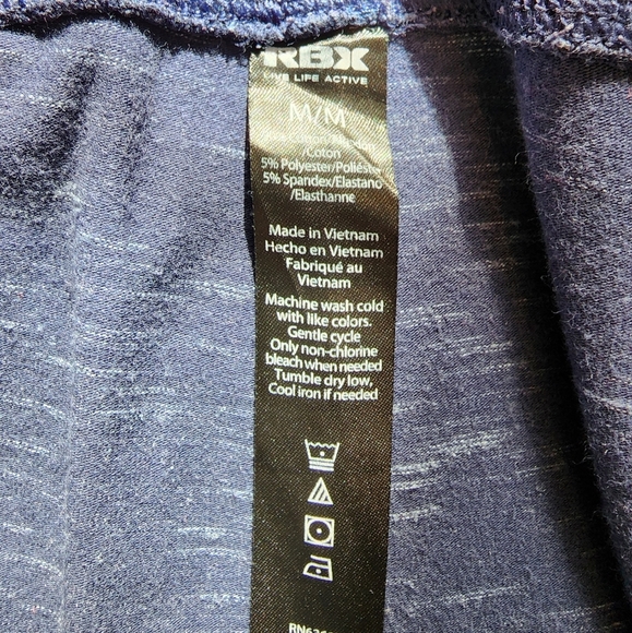 Rbx Blue Activewear Athletic Leggings SZ Medium - Picture 4 of 5
